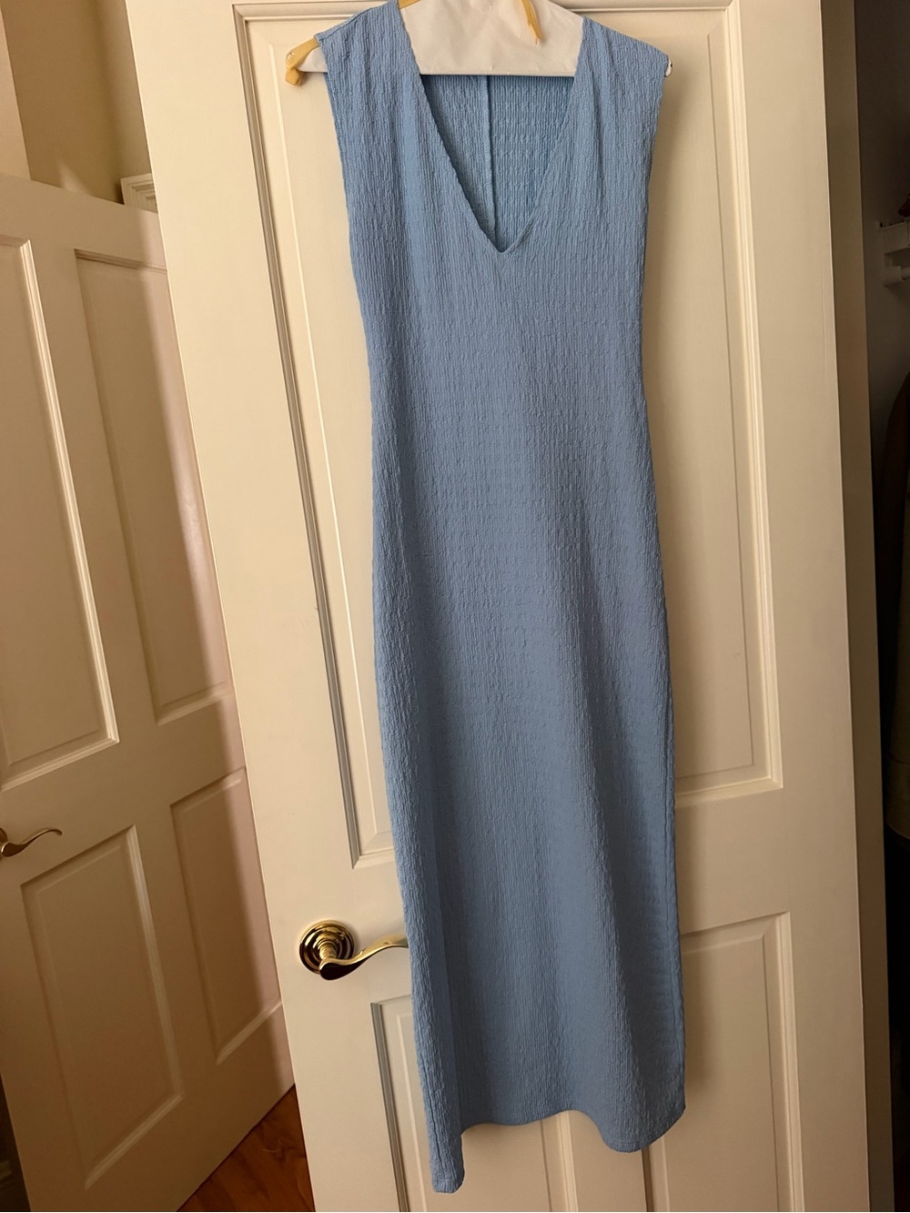 Light blue maxi dress